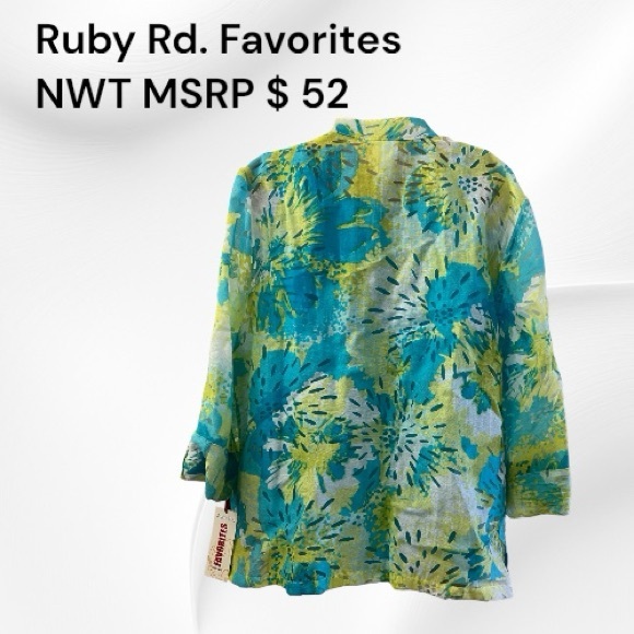 Ruby Rd. Favorites, NWT 2 Piece Set Top. MSRP $52 Size 16W - Picture 2 of 5